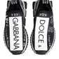 Dolce & Gabbana Black White Sorrento Low Top Sneakers Shoes