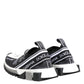 Dolce & Gabbana Black White Sorrento Low Top Sneakers Shoes