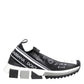 Dolce & Gabbana Black White Sorrento Low Top Sneakers Shoes