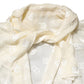 Dolce & Gabbana Off White Logo Monogram Ascot Collar Top