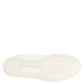 Dolce & Gabbana White Gray Leather Low Top Sneakers Shoes