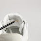 Dolce & Gabbana White Gray Leather Low Top Sneakers Shoes