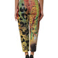 Dolce & Gabbana Multicolor High Waist Cargo Trouser Pants