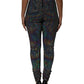 Dolce & Gabbana Multicolor Sequined Leggings Trouser Pants