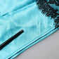 Dolce & Gabbana Blue Silk Garterized Straight Women Pajama Pants