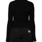 Dolce & Gabbana Black Viscose Single Breasted Blazer Jacket