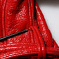 Dolce & Gabbana Red Wool Single Breasted Trench Coat Jacket
