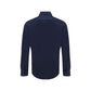 Brunello Cucinelli Blue Silk Shirt