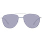Hackett Gray Stainless Steel Sunglasses