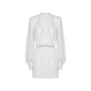 BLANCA VITA Abelia Laminated Mini Dress