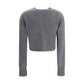 Loulou De Saison Gray Cashmere Cardigan