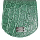 Dolce & Gabbana Green Exotic Skin Coin Condom Case Holder Pocket Wallet Mens Wallet
