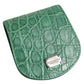 Dolce & Gabbana Green Exotic Skin Coin Condom Case Holder Pocket Wallet Mens Wallet