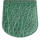 Dolce & Gabbana Green Exotic Skin Coin Condom Case Holder Pocket Wallet Mens Wallet