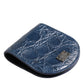 Dolce & Gabbana Blue Exotic Skin Coin Condom Case Holder Pocket Wallet Mens Wallet