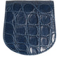 Dolce & Gabbana Blue Exotic Skin Coin Condom Case Holder Pocket Wallet Mens Wallet
