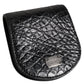 Dolce & Gabbana Black Exotic Skin Coin Condom Case Holder Pocket Wallet Mens Wallet