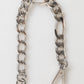 Dolce & Gabbana Silver Tone Brass Chain Lobster Clasp DG Logo Bracelet