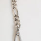 Dolce & Gabbana Silver Tone Brass Chain Lobster Clasp DG Logo Bracelet