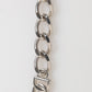 Dolce & Gabbana Silver Tone Brass Chain Lobster Clasp DG Logo Bracelet