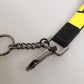 Dolce & Gabbana Yellow Logo Nylon Silver Brass Holder Keychain Keyring Mens