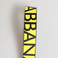Dolce & Gabbana Yellow Logo Nylon Silver Brass Holder Keychain Keyring Mens