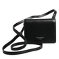 Dolce & Gabbana Black Leather Bifold Card Holder Crossbody Men Borse Bag Mens Wallet