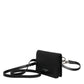 Dolce & Gabbana Black Leather Bifold Card Holder Crossbody Men Borse Bag Mens Wallet
