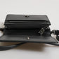 Dolce & Gabbana Black Leather Bifold Card Holder Crossbody Men Borse Bag Mens Wallet