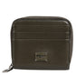 Dolce & Gabbana Brown Leather Logo Plaque Card Holder Coin Purse Wallet Mens Wallet