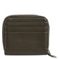 Dolce & Gabbana Brown Leather Logo Plaque Card Holder Coin Purse Wallet Mens Wallet