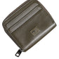 Dolce & Gabbana Brown Leather Logo Plaque Card Holder Coin Purse Wallet Mens Wallet