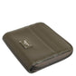 Dolce & Gabbana Brown Leather Logo Plaque Card Holder Coin Purse Wallet Mens Wallet