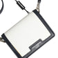 Dolce & Gabbana Beige Black Leather Card Holder Crossbody Men Borse Bag Mens Wallet