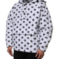 Dolce & Gabbana White DG Monogram Hooded Quilted Jacket