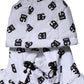 Dolce & Gabbana White DG Monogram Hooded Quilted Jacket