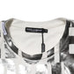 Dolce & Gabbana White Metallic Print Cotton CrewNeck T-shirt