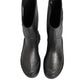 Dolce & Gabbana Metallic Black Pull On Rain Boots Men Shoes