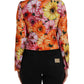 Dolce & Gabbana Multicolor Daisy Print Floral Fantasy Jacket