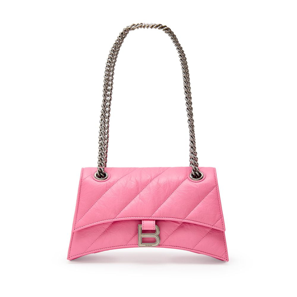 Balenciaga Pink Leather Shoulder Bag Womens Shoulder Bag