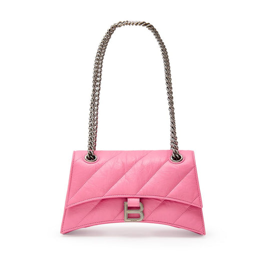 Balenciaga Pink Leather Shoulder Bag Womens Shoulder Bag