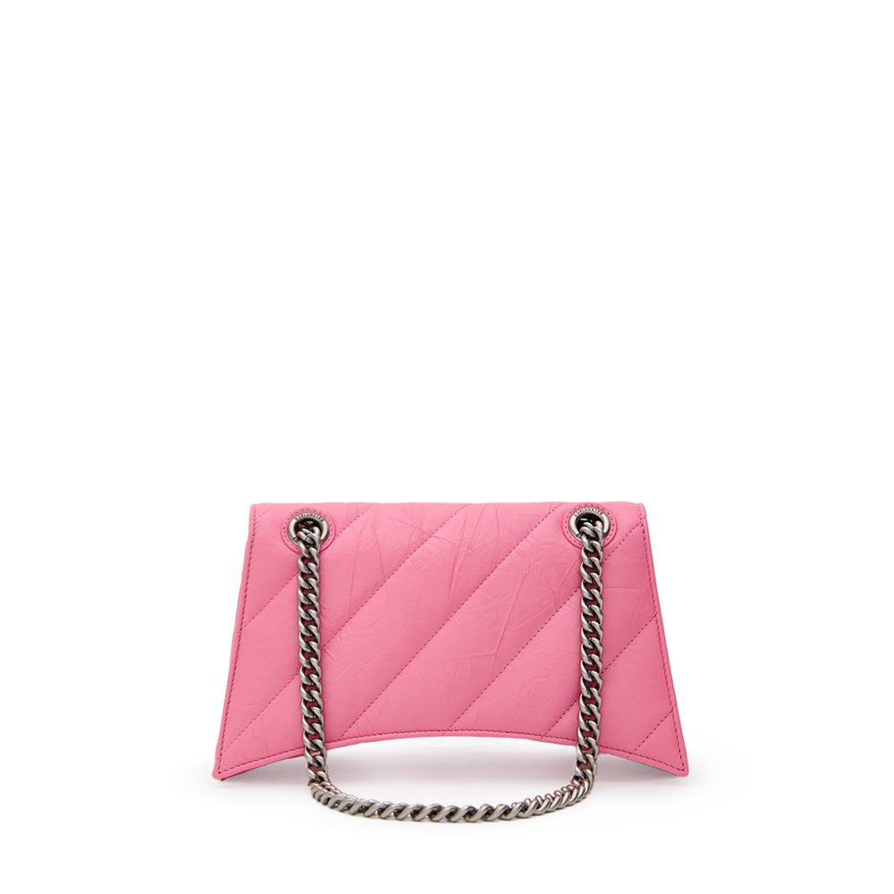 Balenciaga Pink Leather Shoulder Bag Womens Shoulder Bag