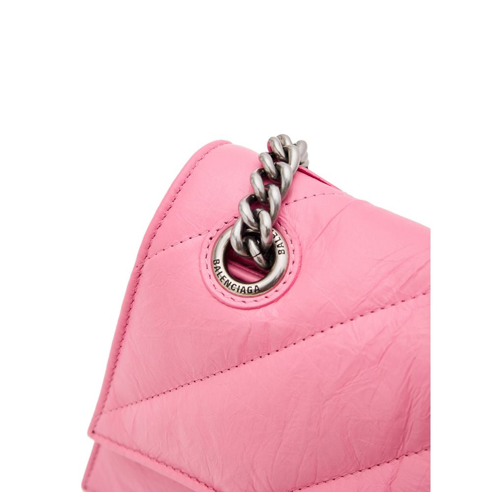Balenciaga Pink Leather Shoulder Bag Womens Shoulder Bag