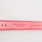 Dolce & Gabbana Red Exotic Leather Gold Tone Metal Buckle Women Armband