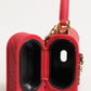 Dolce & Gabbana Red Silicone Devotion Heart Cover Bag Women Airpods Case Womens