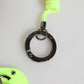 Dolce & Gabbana Green Springy Key Holder DG Logo Men's Keychain Keyring Womens