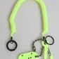 Dolce & Gabbana Green Springy Key Holder DG Logo Men's Keychain Keyring Womens