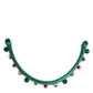 Dolce & Gabbana Green Embellished Leather Bag Handle Women Shoulder Strap