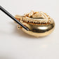 Dolce & Gabbana Gold Brass Rhinestone Devotion Charm Pendant Necklace Womens Necklace