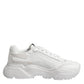 Dolce & Gabbana White Daymaster Low Top Mens Sneakers Shoes